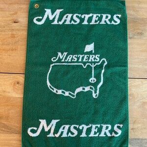 Official US Masters golf bag towel from Augusta 2024 tournament.